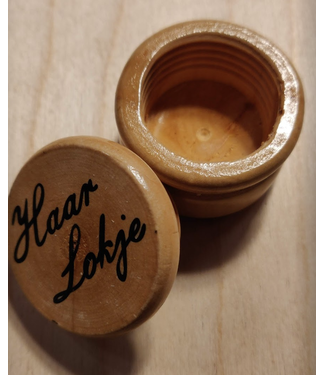 Rond Doosje voor Haarlokje | ø 3,5 cm