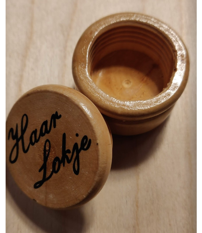 Rond Doosje voor Haarlokje | ø 3,5 cm