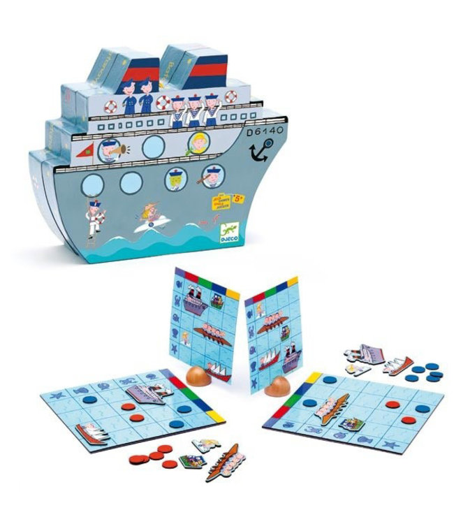 Djeco | Tactic Game | Naviplouf | Magnetisch Zeeslag | 5-10 jaar