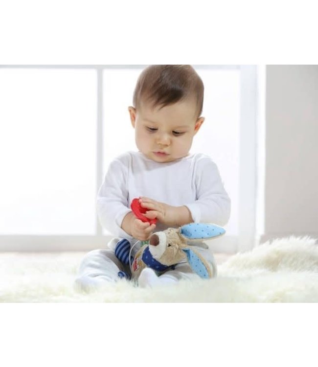 Sigikid | Knuffel  inclusief Muziekdoosje met Trekkoord | Konijn | Melody: Various | 22 cm | 0+