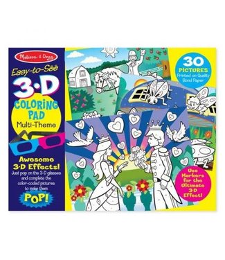 Melissa and Doug Melissa and Doug 3D Coloring Book Girl  3+