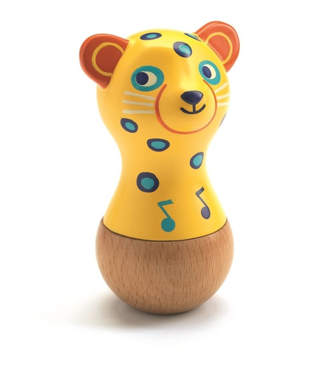 Djeco | Animambo | Wooden Maracas | Jaguar | 1+