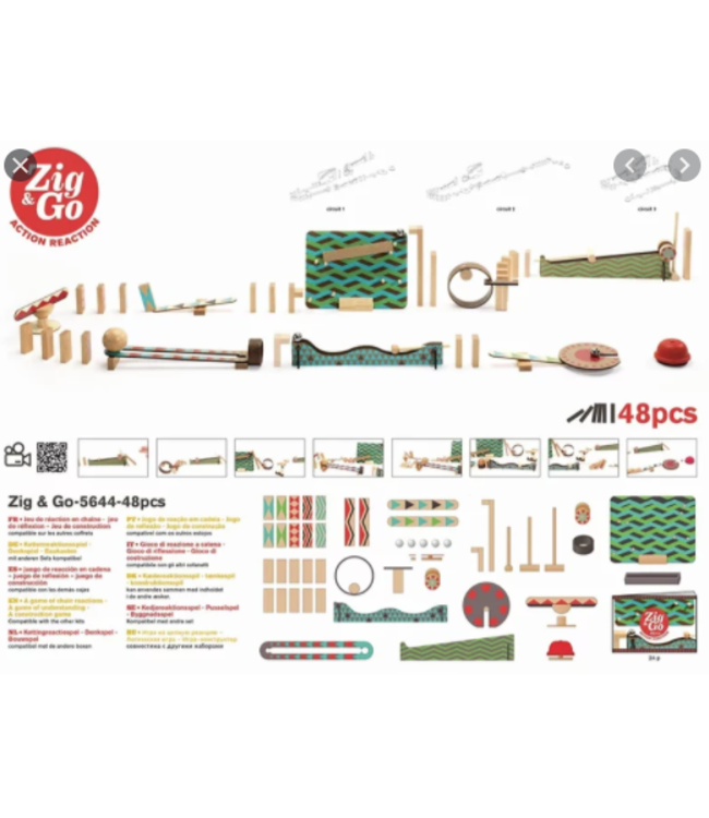 Djeco | Zig & Go | 48 delig | 8-99 jaar