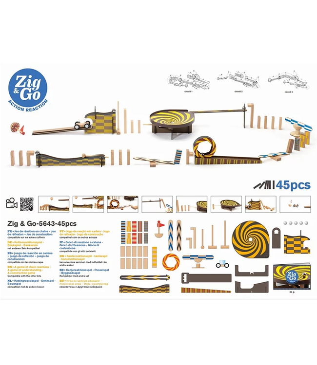 Djeco | Zig & Go | 45 delig | 8-99 jaar