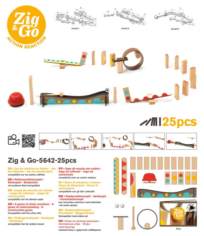 Djeco | Zig & Go | 25 delig | 7-99 jaar
