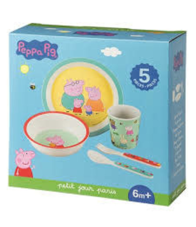 Petit Jour Paris | Peppa Pig | Giftset | 5 delig | + 6 mnd