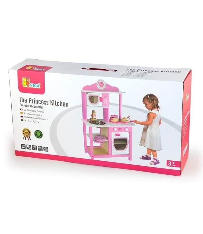 Viga Toys | Kinderkeuken | Prinses | 60 x 30 x 92 cm | 3+