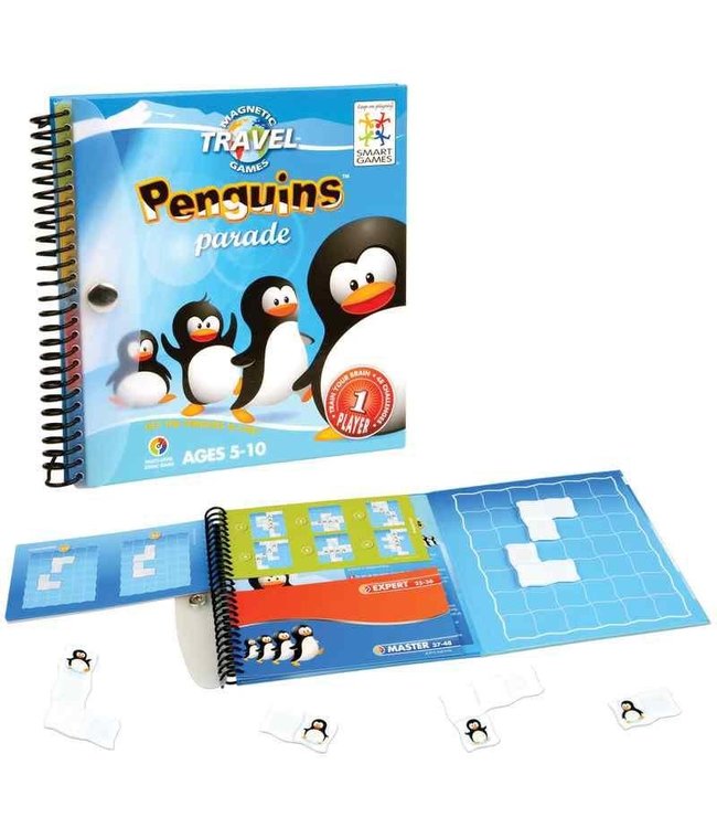 Smartgames | Magnetic Travel Game | Penguins Parade | 5 - 10 jaar