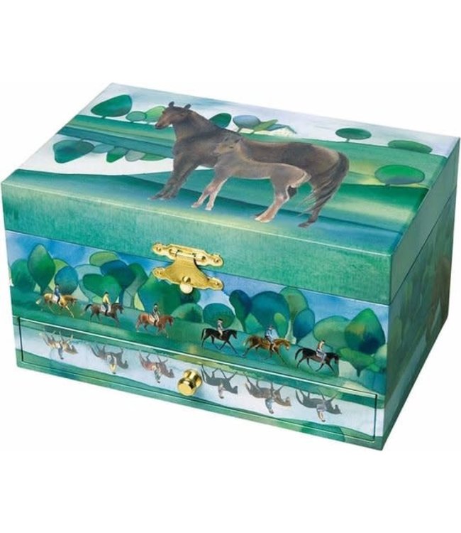 Trousselier | Musical Jewellery Box | Horses Normandy | F.Stephon | Beautiful Dreamer