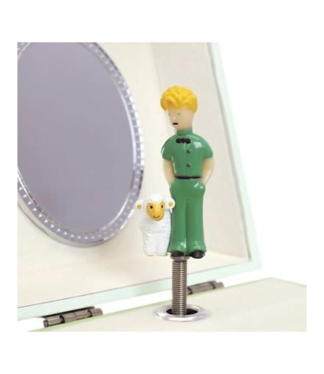 Trousselier | Houten Muziekdoos l Kubus 10,5 x 8,5 cm | Little Prince | Garden | Y.Tirsen | la valse d'Amelie Poulain