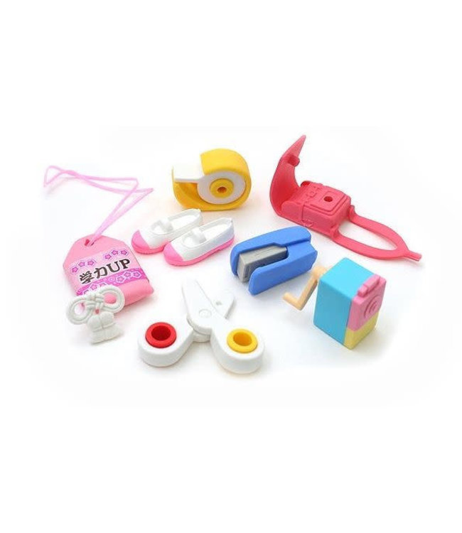 iwako Puzzle Eraser School Supply Set 3+