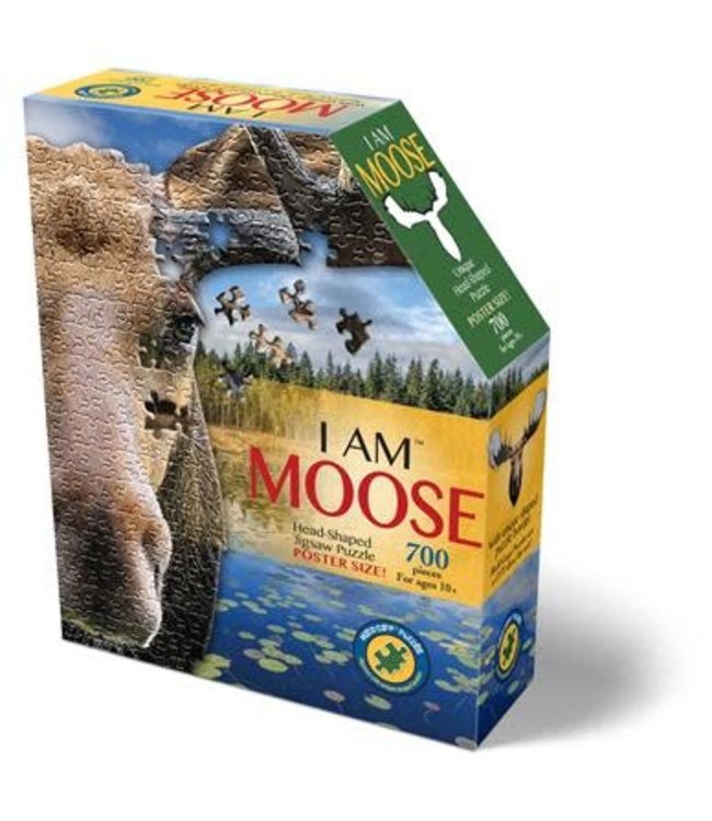 I Am | Head Shaped | Jigsaw Puzzle | Moose | 700 pcs | 10+