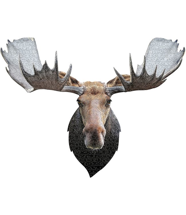 I Am | Head Shaped | Jigsaw Puzzle | Moose | 700 pcs | 10+