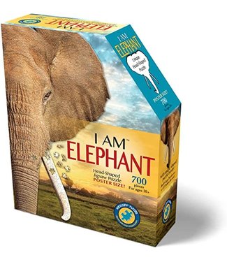 I Am Head Shaped Jigsaw Puzzle Elephant 300 pcs  6+