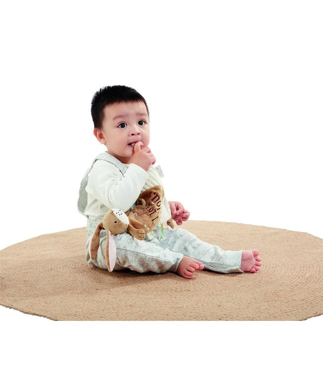 Rainbow Design | Raad eens Hoeveel ik van je Hou | Knuffeldoek | 23 cm | 0+