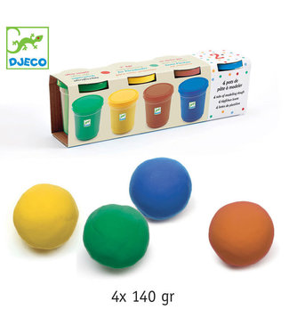 Djeco Djeco | Speeldeeg | 4 x 140 gram | Nature | +18 mnd