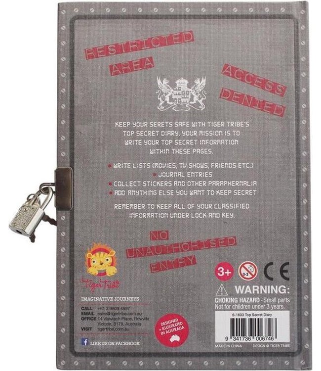 Tiger Tribe | My Diary | Top Secret