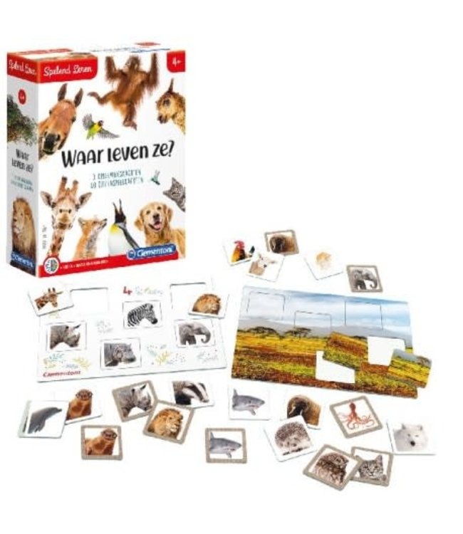 Clementoni | Spelend Leren | Dierenbingo | 65 dlg | 4+