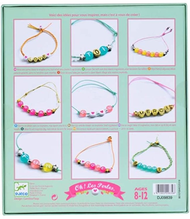 Djeco | Alfabet Kralen | Vogels | 8 - 12 jaar