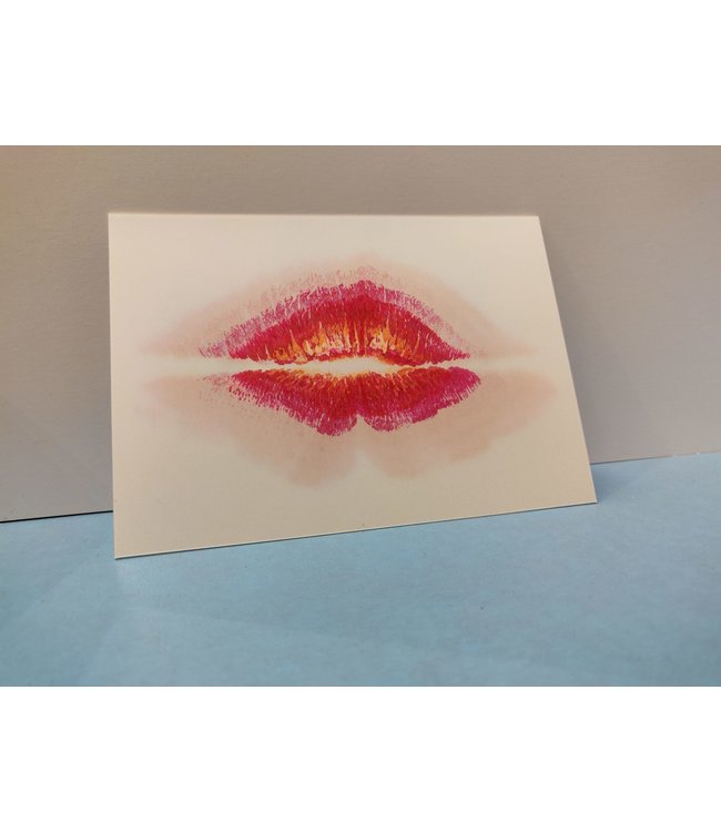 Lenticulaire Kaart Bewegend | Zoenlippen