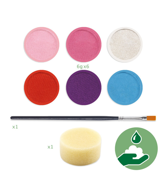 Djeco | Body Art | Schminck | Zoete Kleuren | 3+