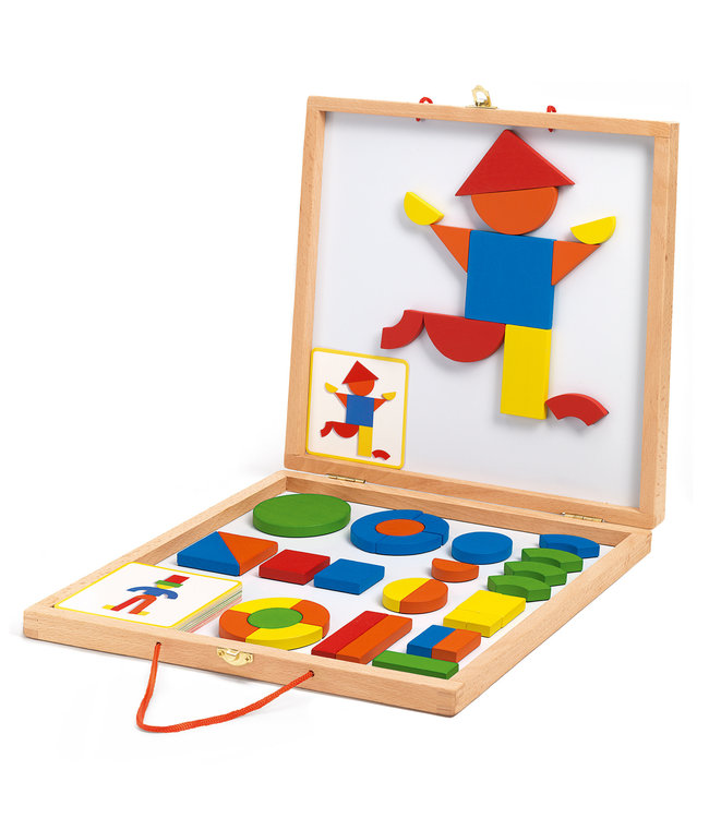 Djeco | Magnetisch Mozaïek Spel | Magnetic Geoform | 4+