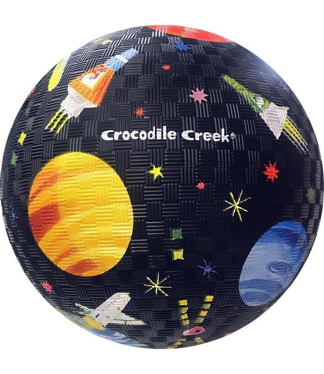 Crocodile Creek | Rubber Playball | 18 cm | Space Exploration | 3+