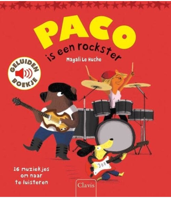 Clavis | Geluidenboek | Paco is een Rockster | 3+