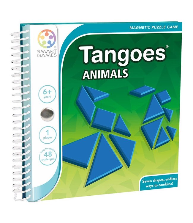Smartgames | Magnetic Travel Game | Tangoes | Animals | 6+