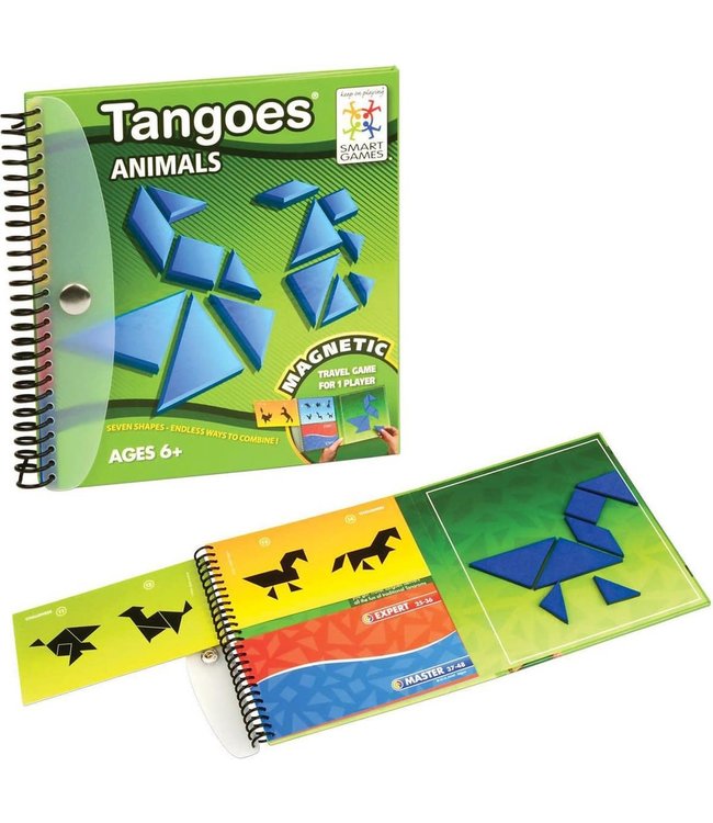 Smartgames | Magnetic Travel Game | Tangoes | Animals | 6+