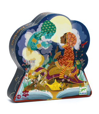 Djeco Djeco | Silhouet Puzzel | Aladdin | 24 stukjes | 3+