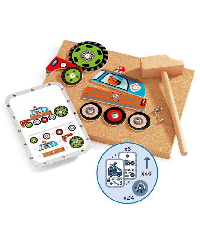 Djeco | Hamertje Tik | Voertuigen | 4+