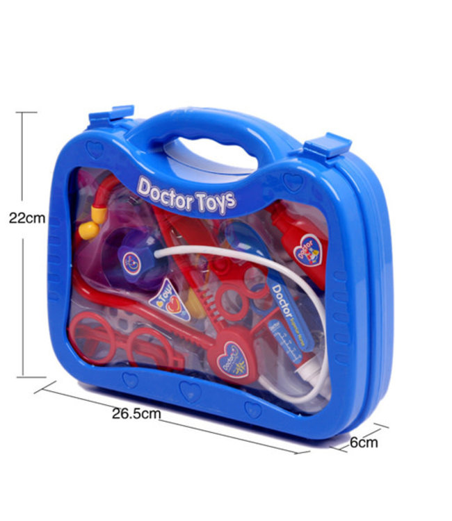 Dokterskoffer | 13 delig | 27 x 22 cm | 3+