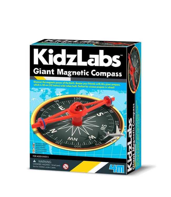 4M Kidzlabs | Gigantisch Magnetich Compass | 5+