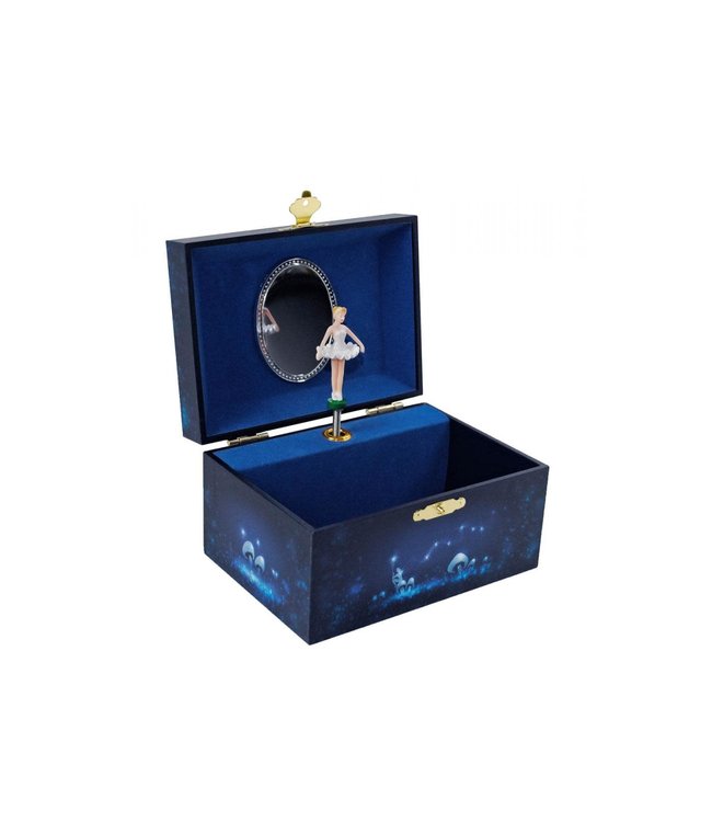 Trousselier | Musical Box | Ballet Dancer | Figurine Ballerina | Tchaikovsky| het Zwanenmeer