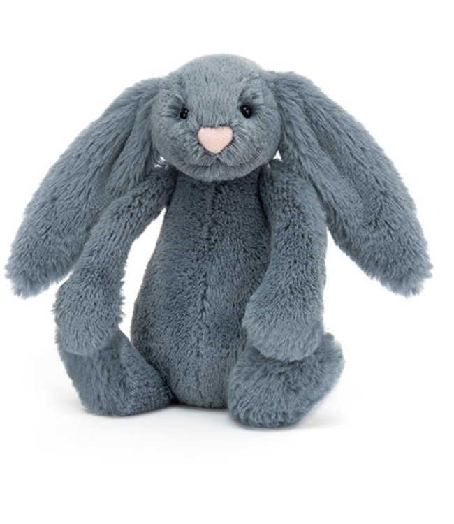 Jellycat | Bashful Bunny | Dusky Blue | Small | 18 cm | 0+