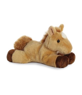 Aurora Aurora | Mini Flopsie | Paard Prancer | Licht Bruin | 20,5 cm | 0+