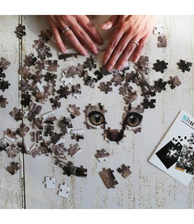 Kikkerland | Puzzle | Refunzzle | Shuffleface | 4 x 100 stukjes | 5+