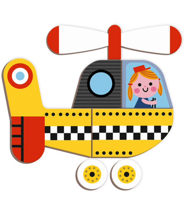 Janod | Magnetibook | Racers | 3 - 8 jaar