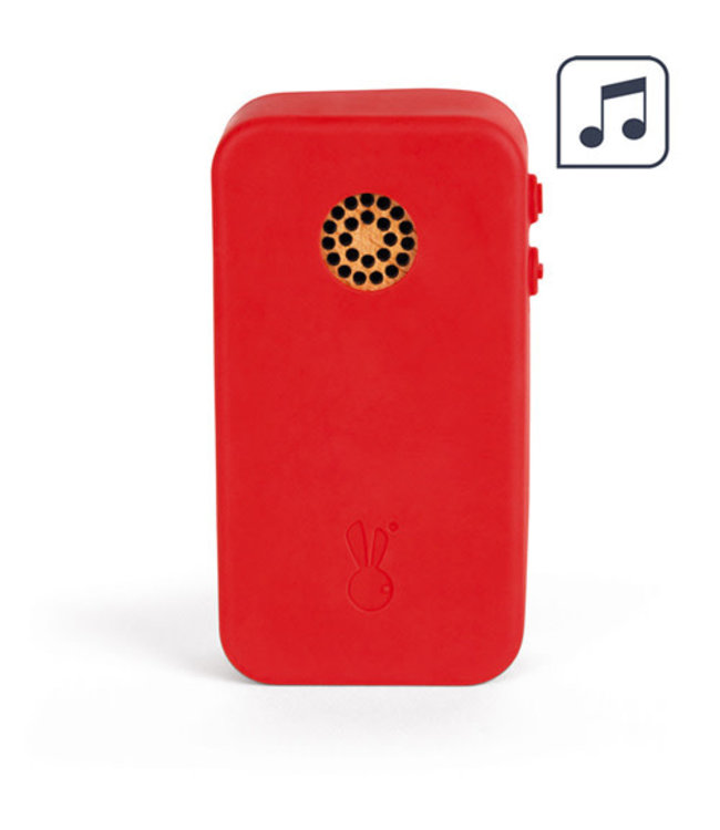 Janod | Houten Telefoon Met Geluid | 14 cm | 1+