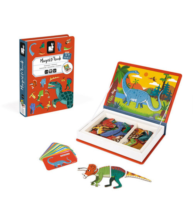 Janod | Magnetibook | Dinosaurus | 3 - 8 jaar