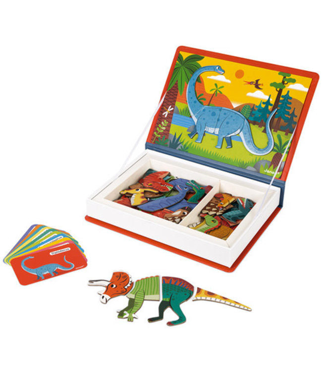 Janod | Magnetibook | Dinosaurus | 3 - 8 jaar