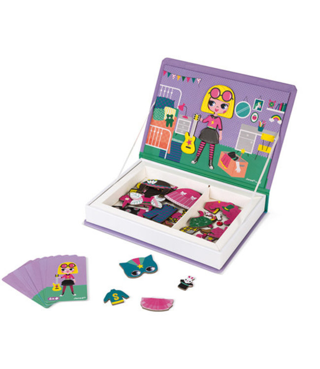 Janod | Magnetibook | Verkleedfeest | 3 - 8 jaar
