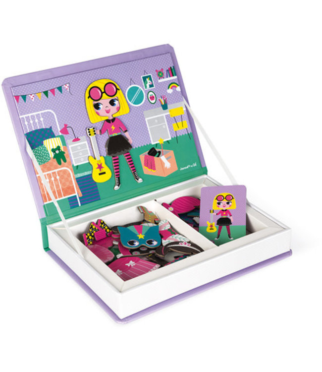 Janod | Magnetibook | Verkleedfeest | 3 - 8 jaar