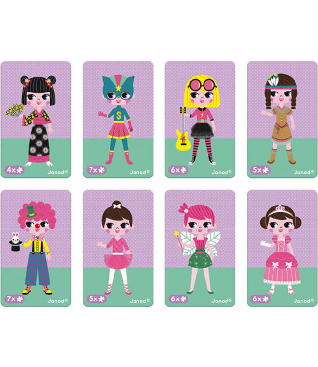Janod | Magnetibook | Verkleedfeest | 3 - 8 jaar