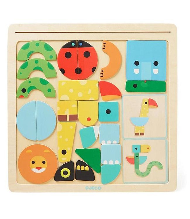 Djeco | Houten Magneetspel | Geo Basic | 2+