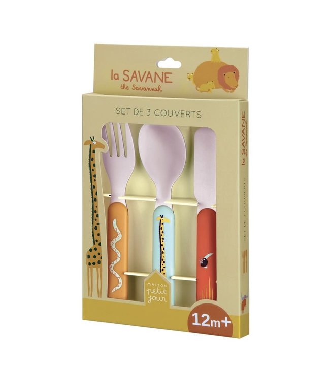 Petit Jour Paris | Savanne | Bestekset  | 3 delig | 1+