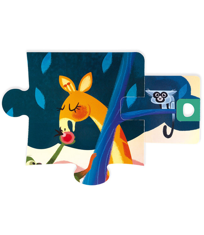 Janod | Verrassingspuzzel | Feest in de Jungle | 20 dlg | 2+