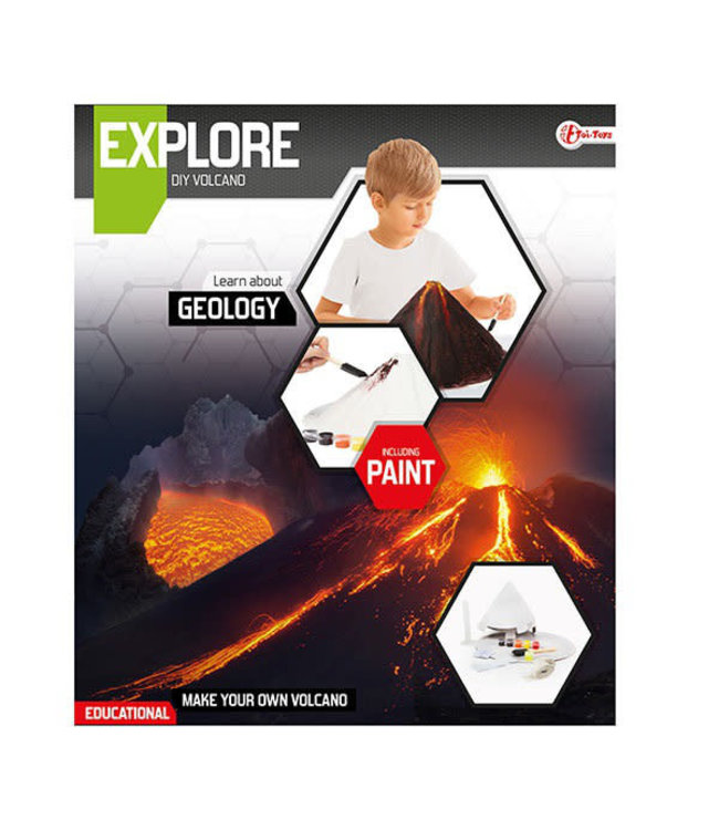 Toi Toys | Explore | Geography Set | Do It Yourself Vulcano | 8+