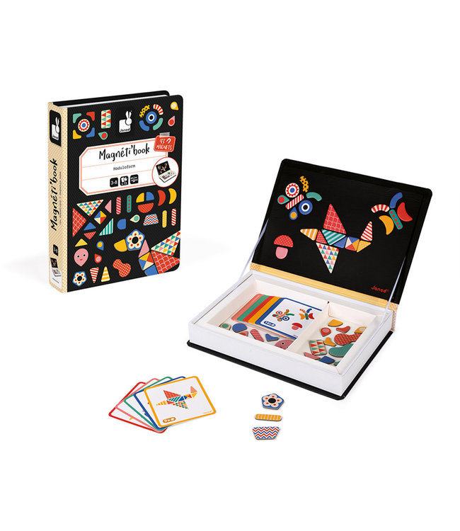 Janod | Magnetibook | Mozaiek Moduloform | 3 tot 8 jaar